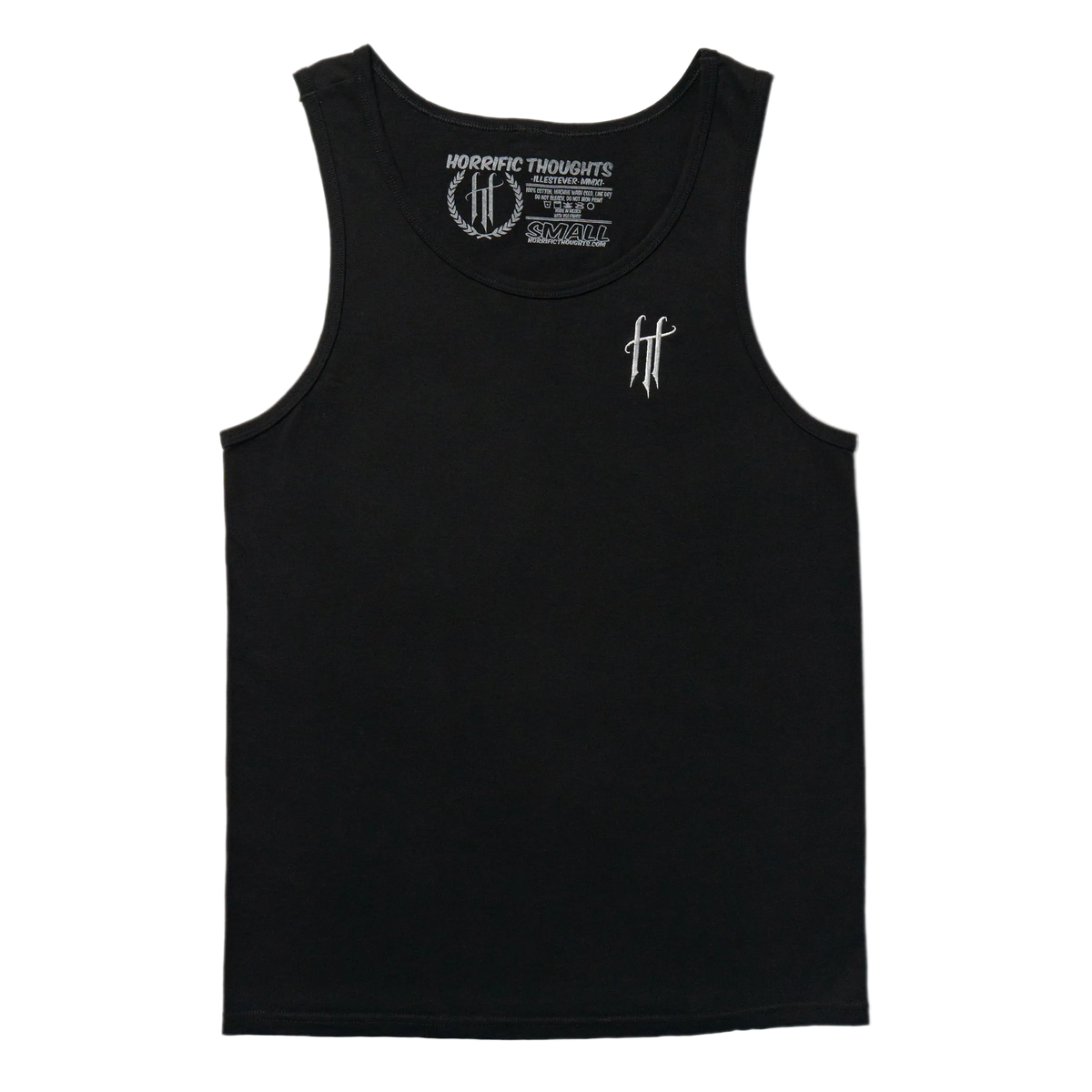 Horrific Thoughts Embroidered Tank Top