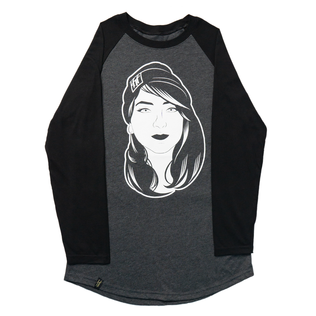 ARIELxHT Baseball Tee — front view