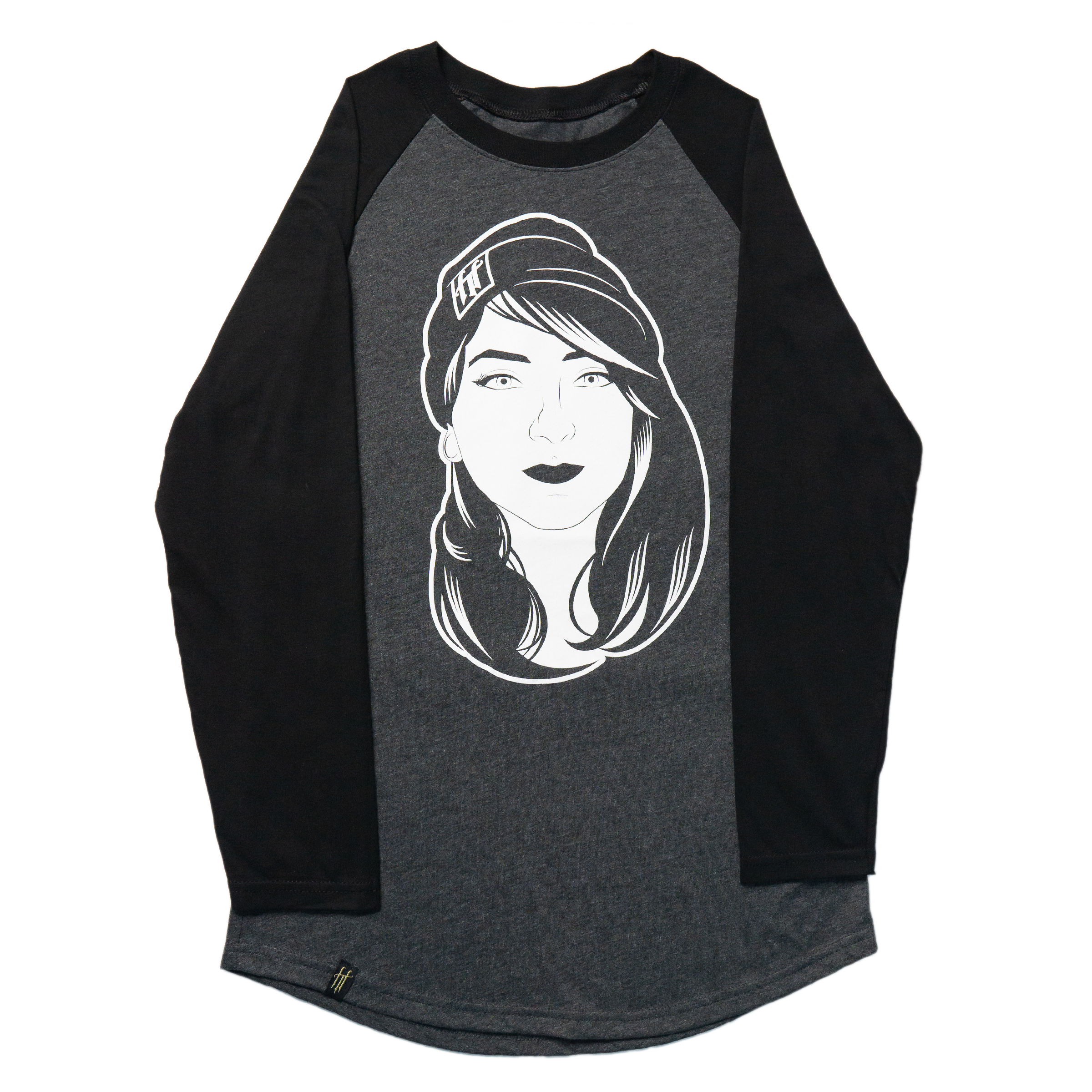ARIELxHT Baseball Tee — front view