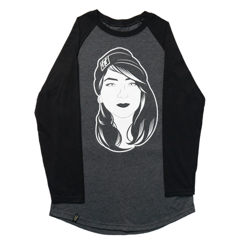 ARIELxHT Baseball Tee — front view