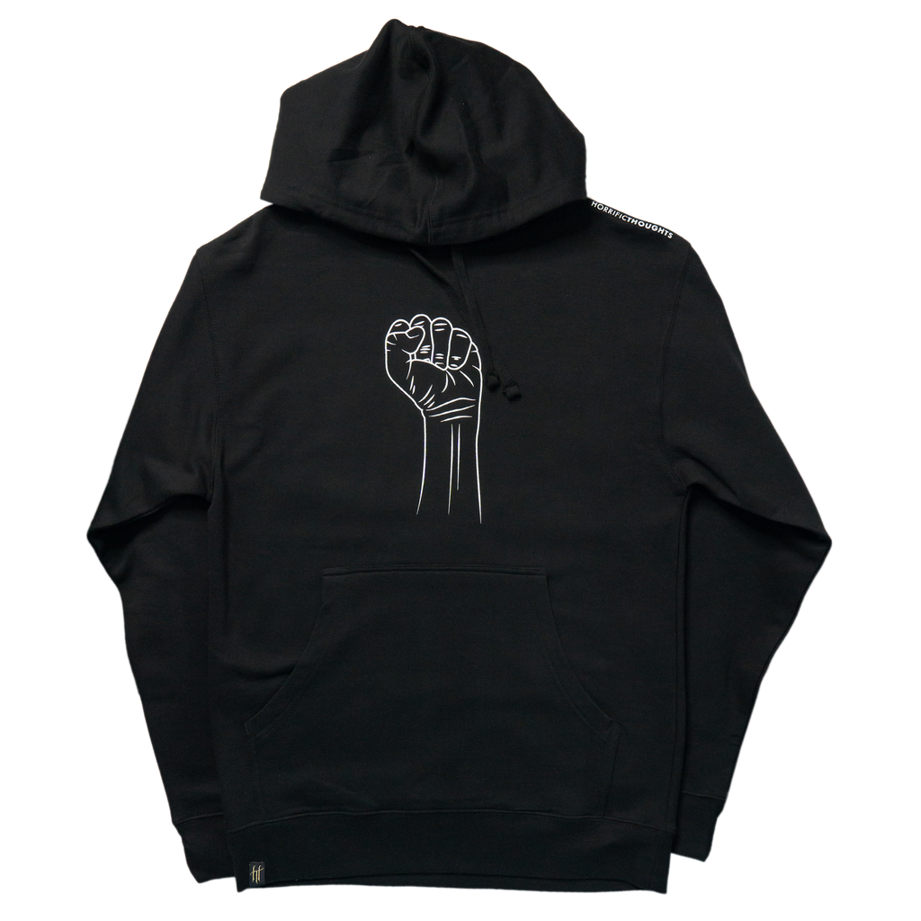 BLM Hoodie (Black) — front view
