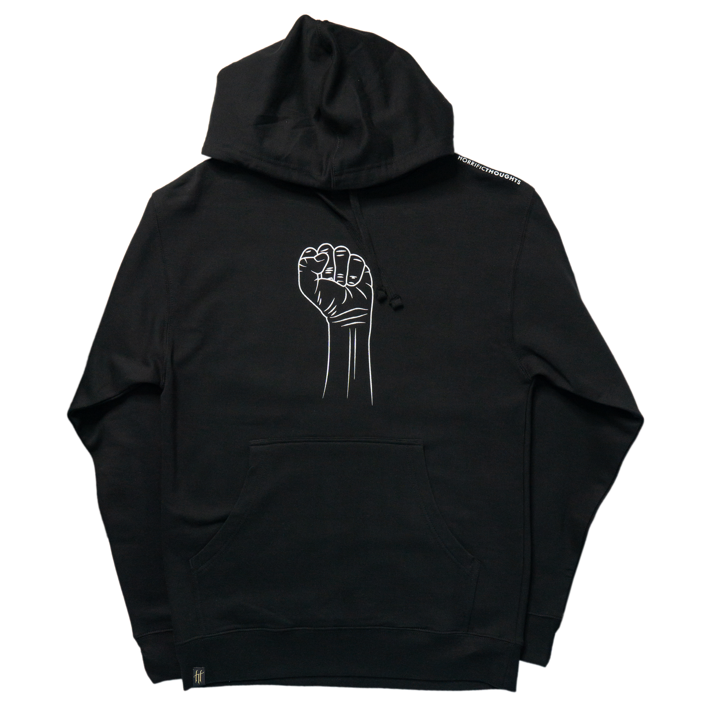 BLM Hoodie (Black) — front view