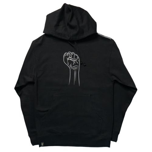 BLM Hoodie (Black) — front view