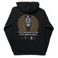 BLM Zip Hoodie (Black) — back view