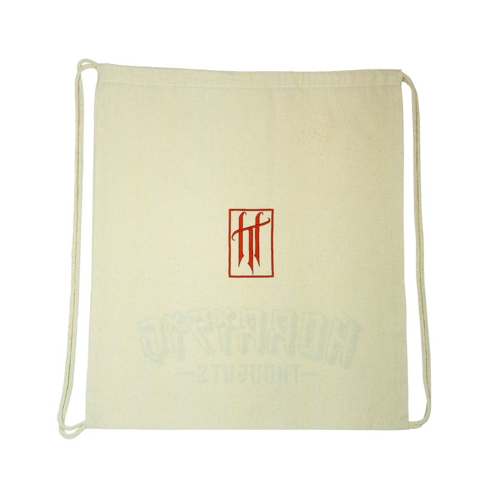 Horrific Thoughts Cinch Bag — back view