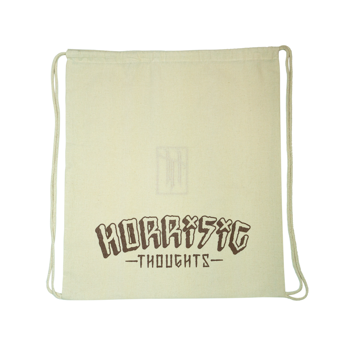 Horrific Thoughts Cinch Bag — front view