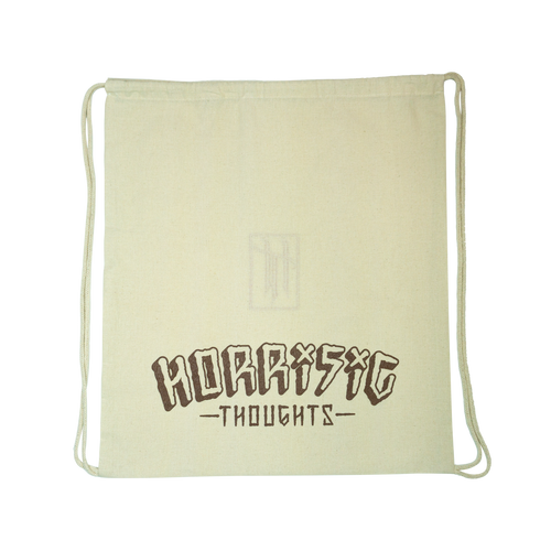 Horrific Thoughts Cinch Bag — front view