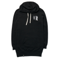 Horrific Thoughts Hooded Pullover Dress (Black) — front view