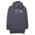 Horrific Thoughts Hooded Pullover Dress (Heather Grey) — front view