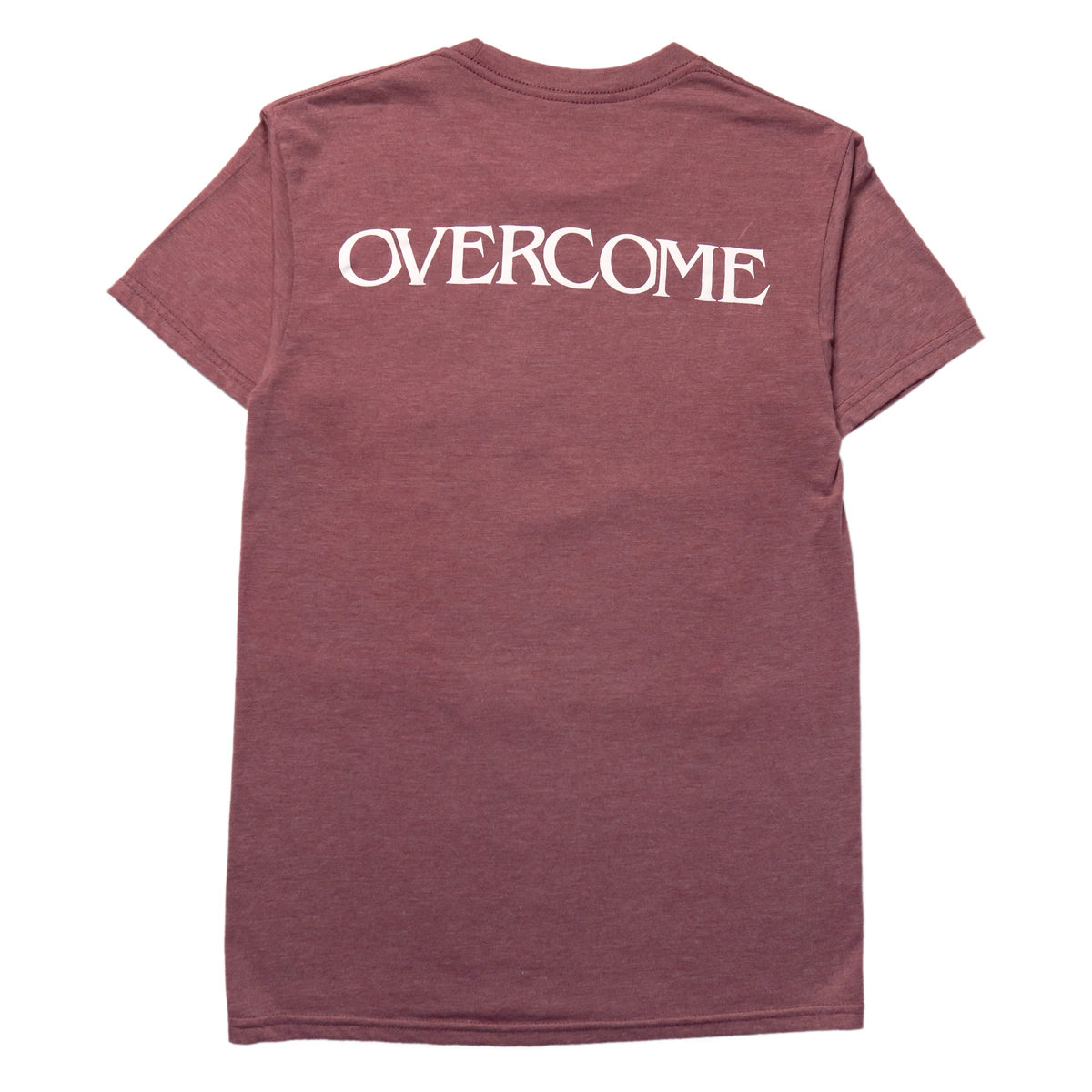 HT Core Tee (Burgundy Heather) — back view