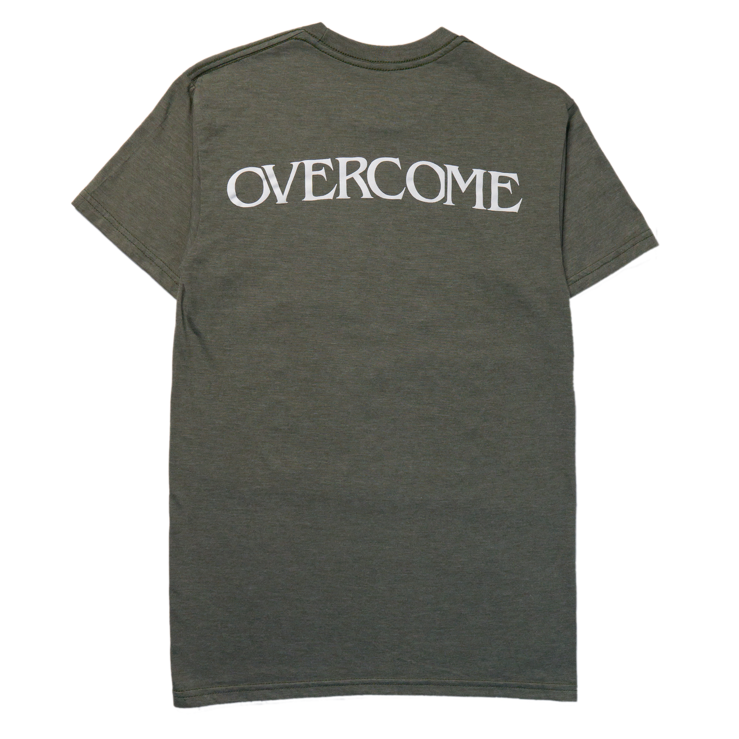 HT Core Tee (Olive Heather) — back view