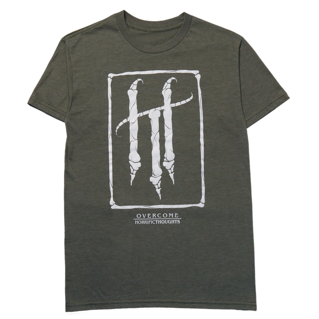 HT Core Tee (Olive Heather) — front view