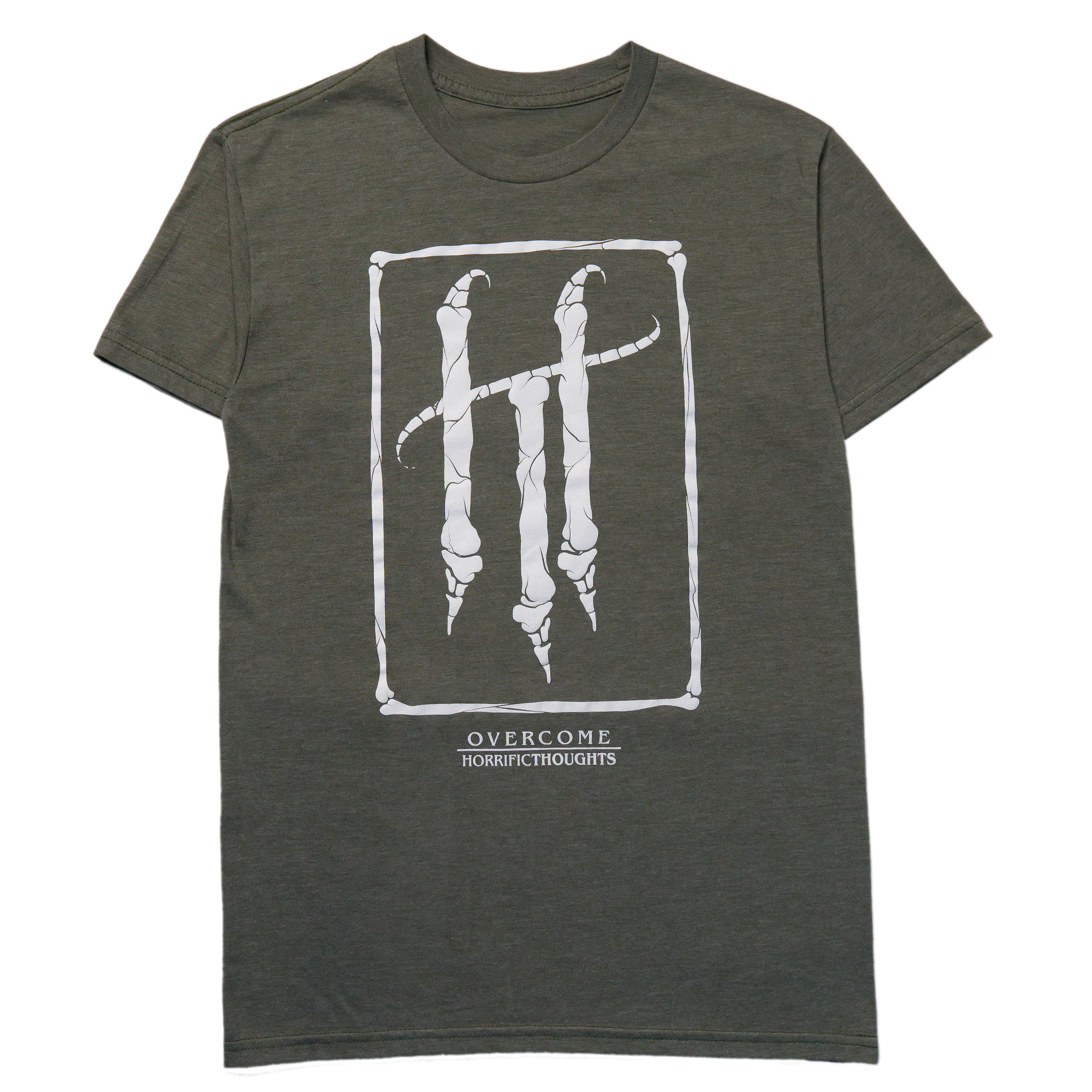 HT Core Tee (Olive Heather) — front view