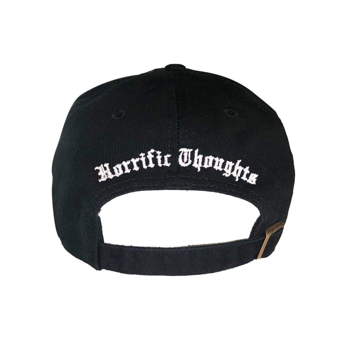 I.E. Dad Hat (Black) — back view