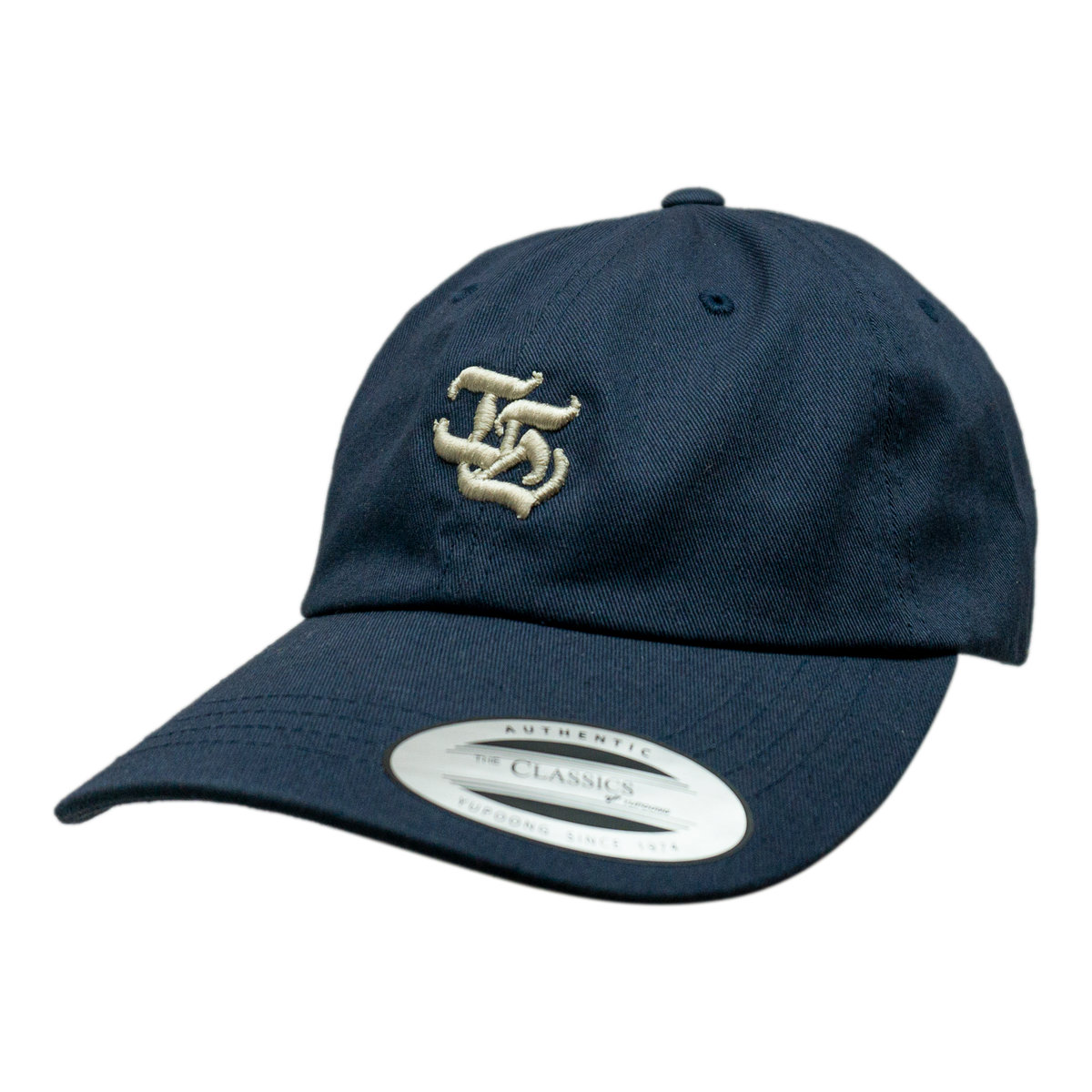 I.E. Dad Hat (Navy) — front view