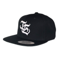 I.E. Snapback (Black) — front view