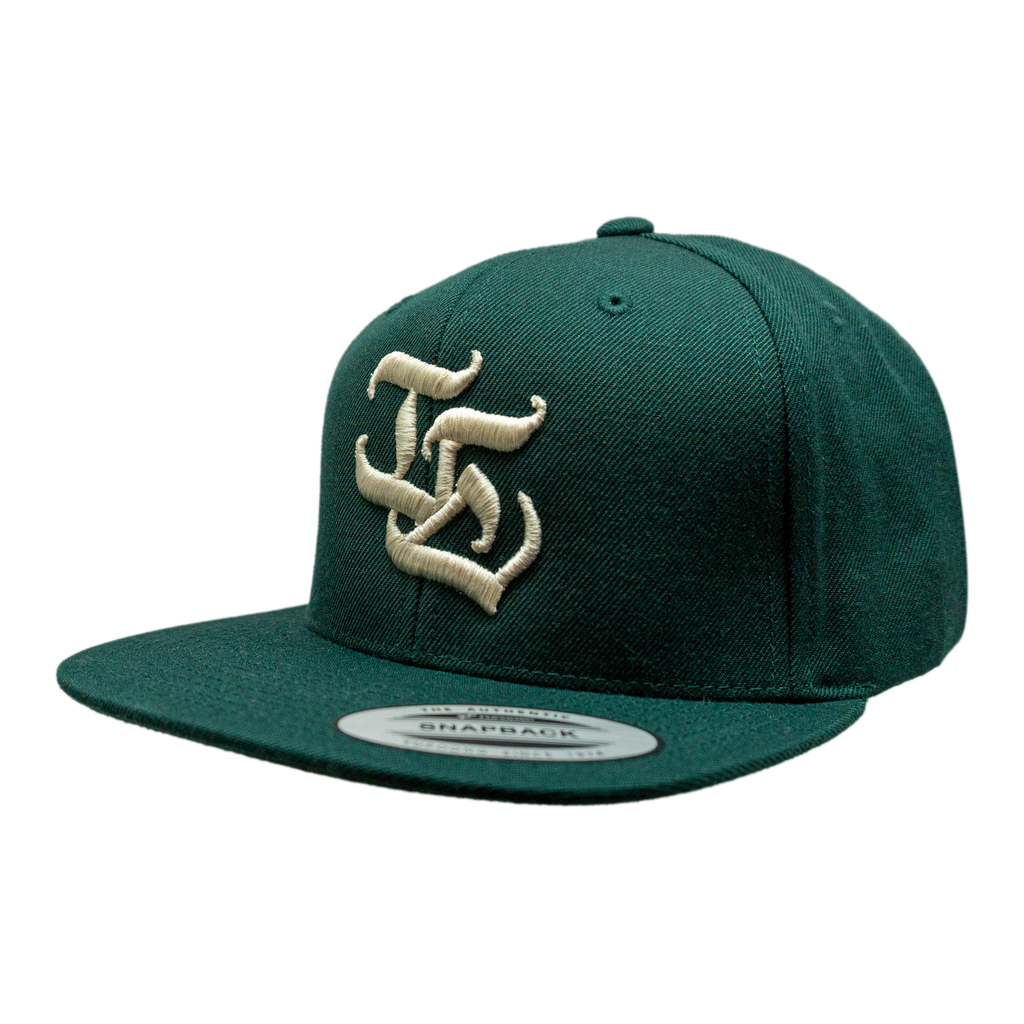 I.E. Snapback (Forest Green) — front view