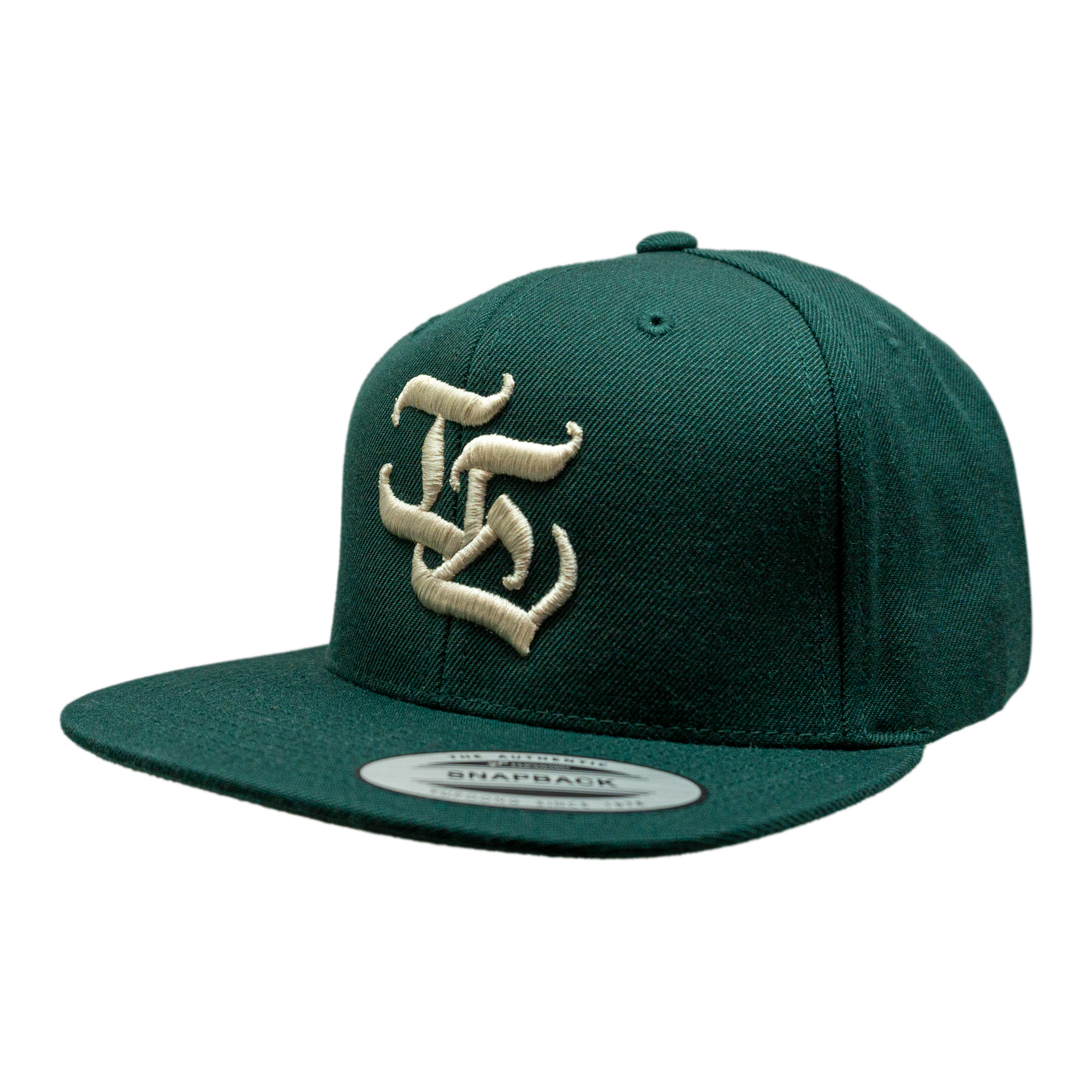 I.E. Snapback (Forest Green) — front view