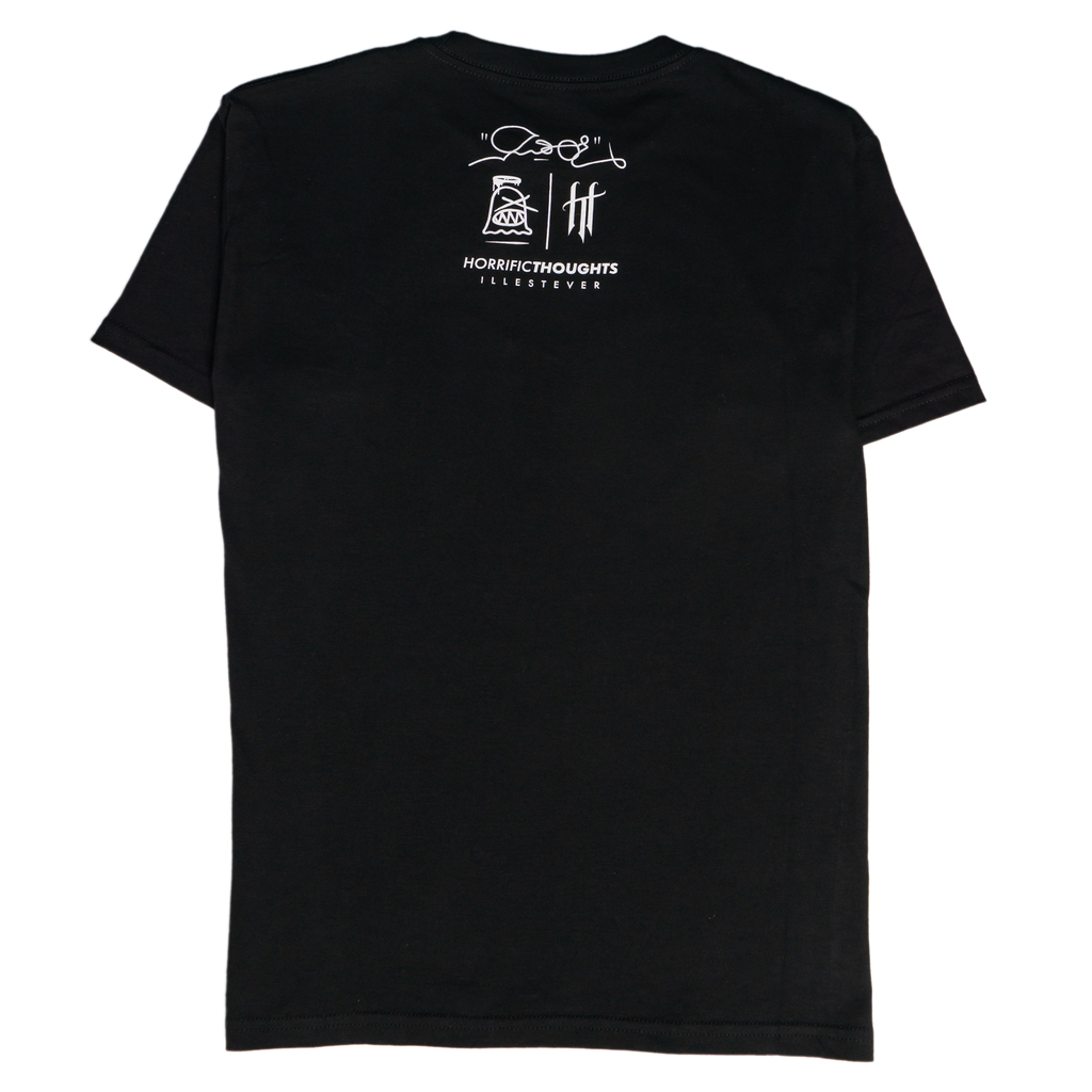 Inzoe x Horrific Thoughts T-Shirt — back view