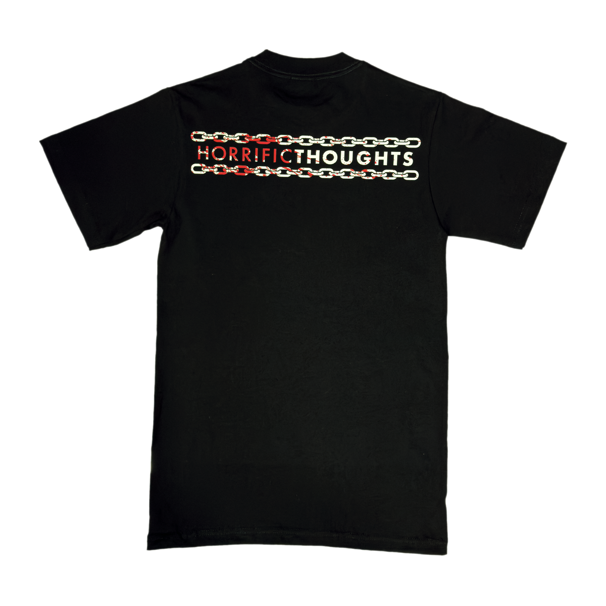 No Loose Ends Heavyweight Tee (Black) — back view