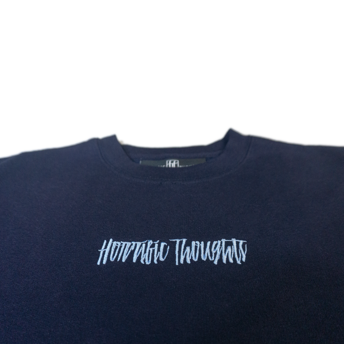 On The Run Crew-Neck Sweatshirt (Navy) — detail view