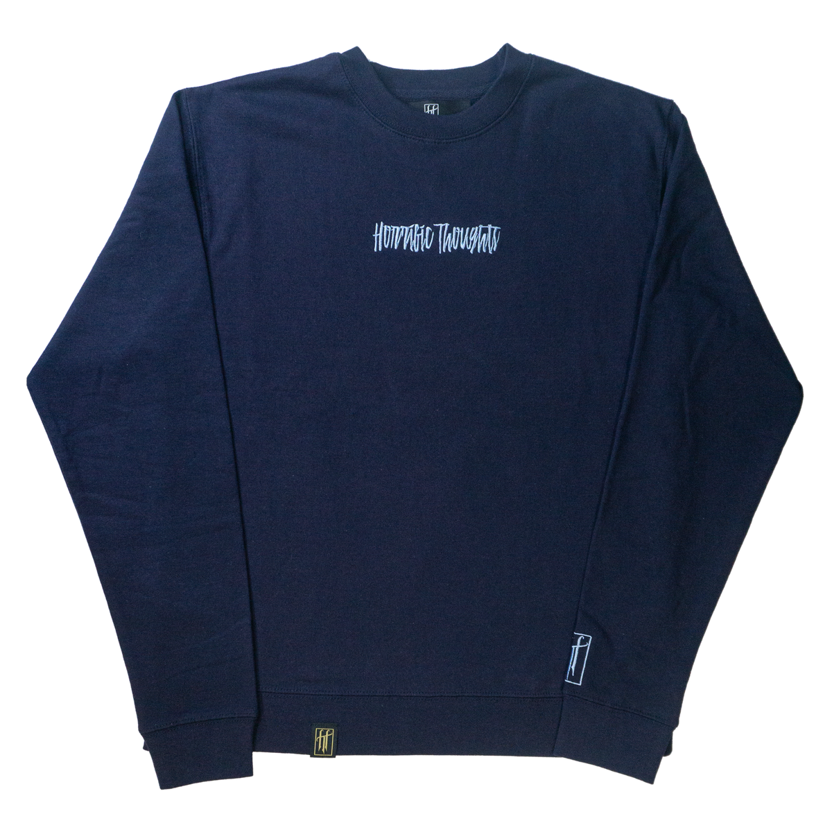 On The Run Crew-Neck Sweatshirt (Navy) — front view
