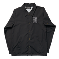 Coaches Jacket (Black) — front view