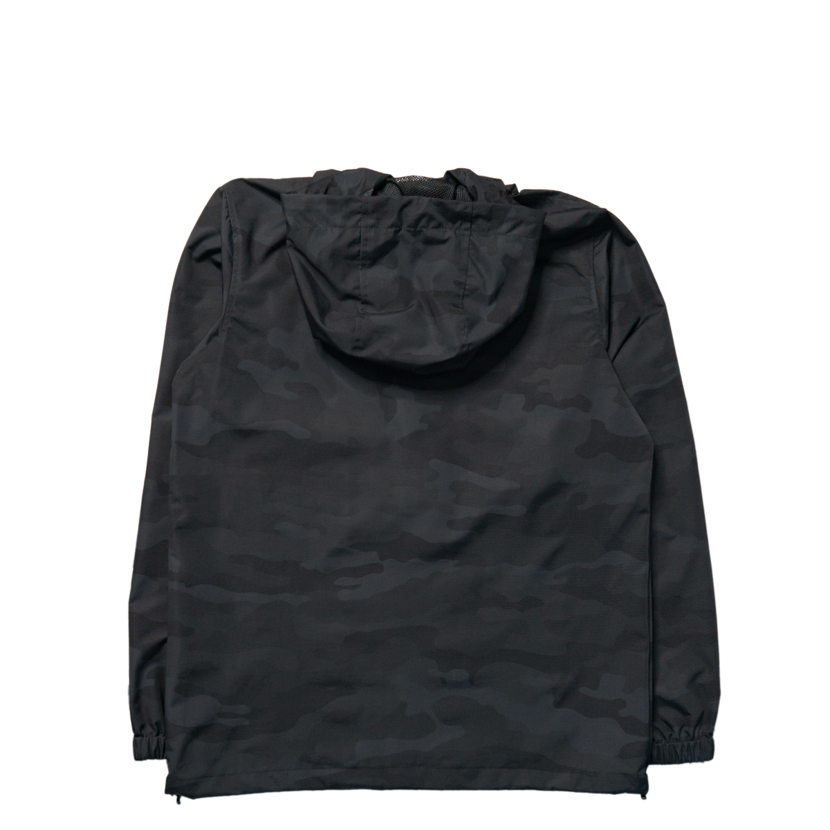 Premium Windbreaker (Black Camo) — back view