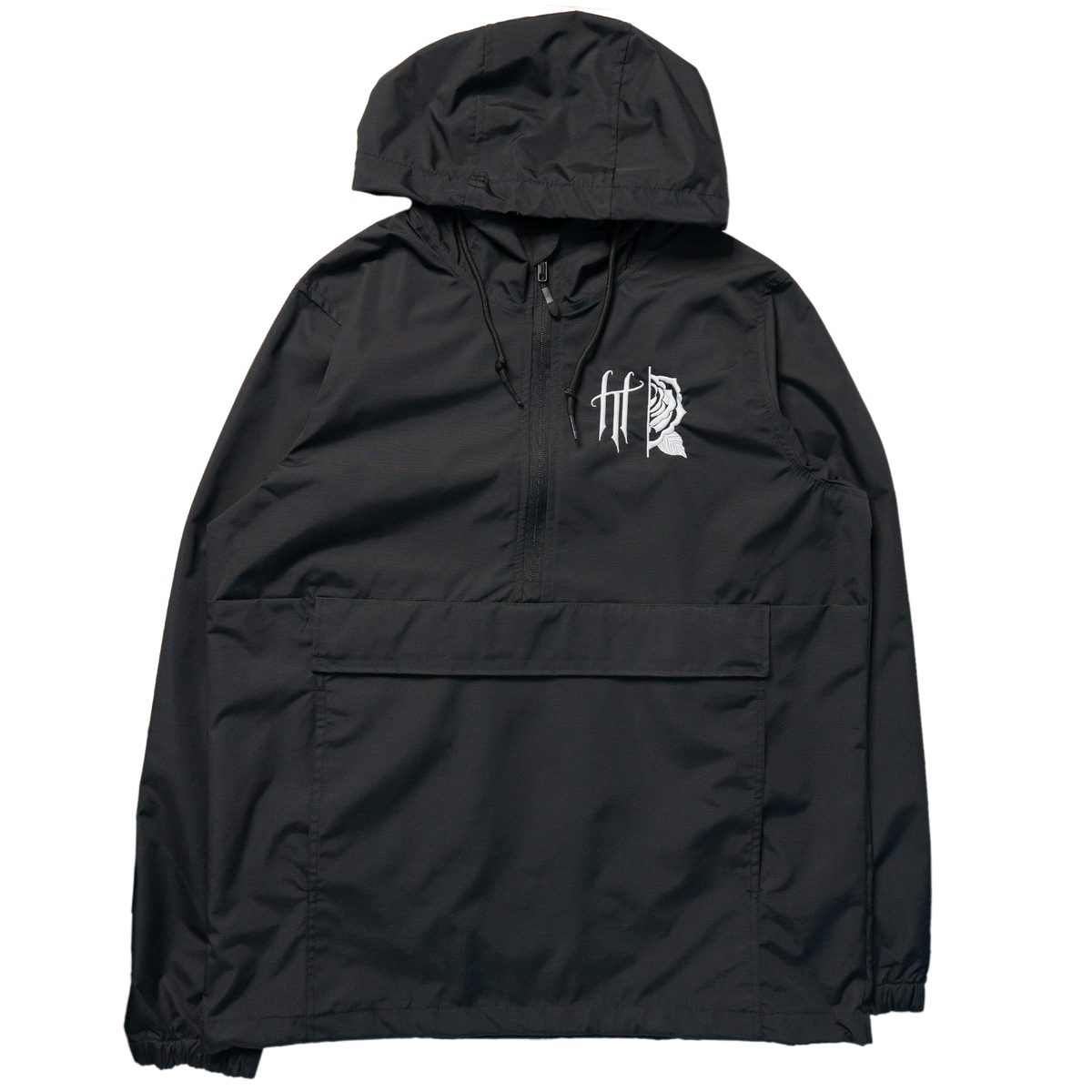 Horrific Thoughts Premium Windbreaker (Black) — front view
