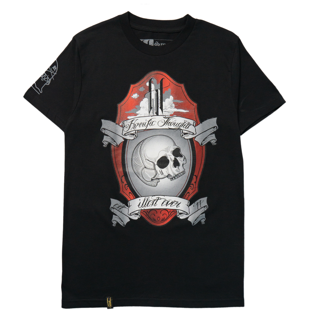 Subliminal T-Shirt (Black) — front view