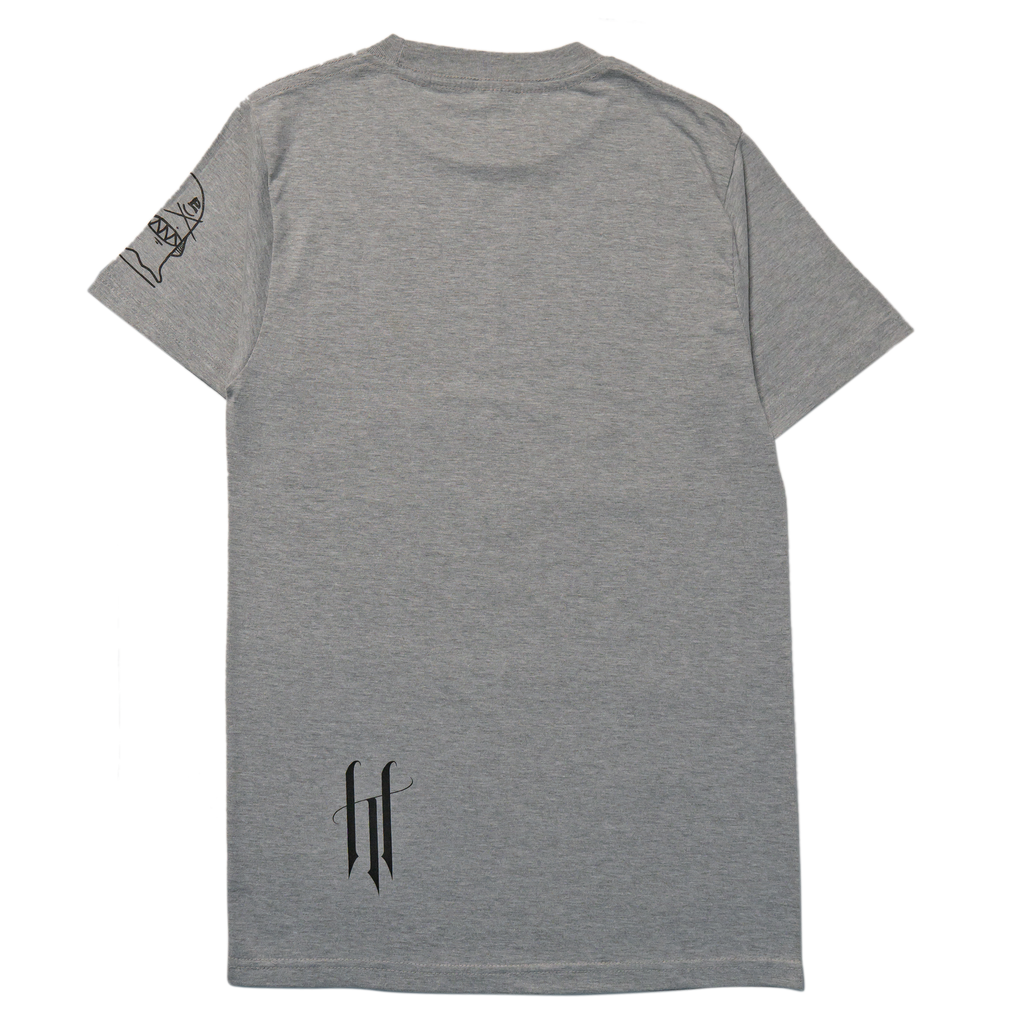Subliminal T-Shirt (Heather Grey) — back view