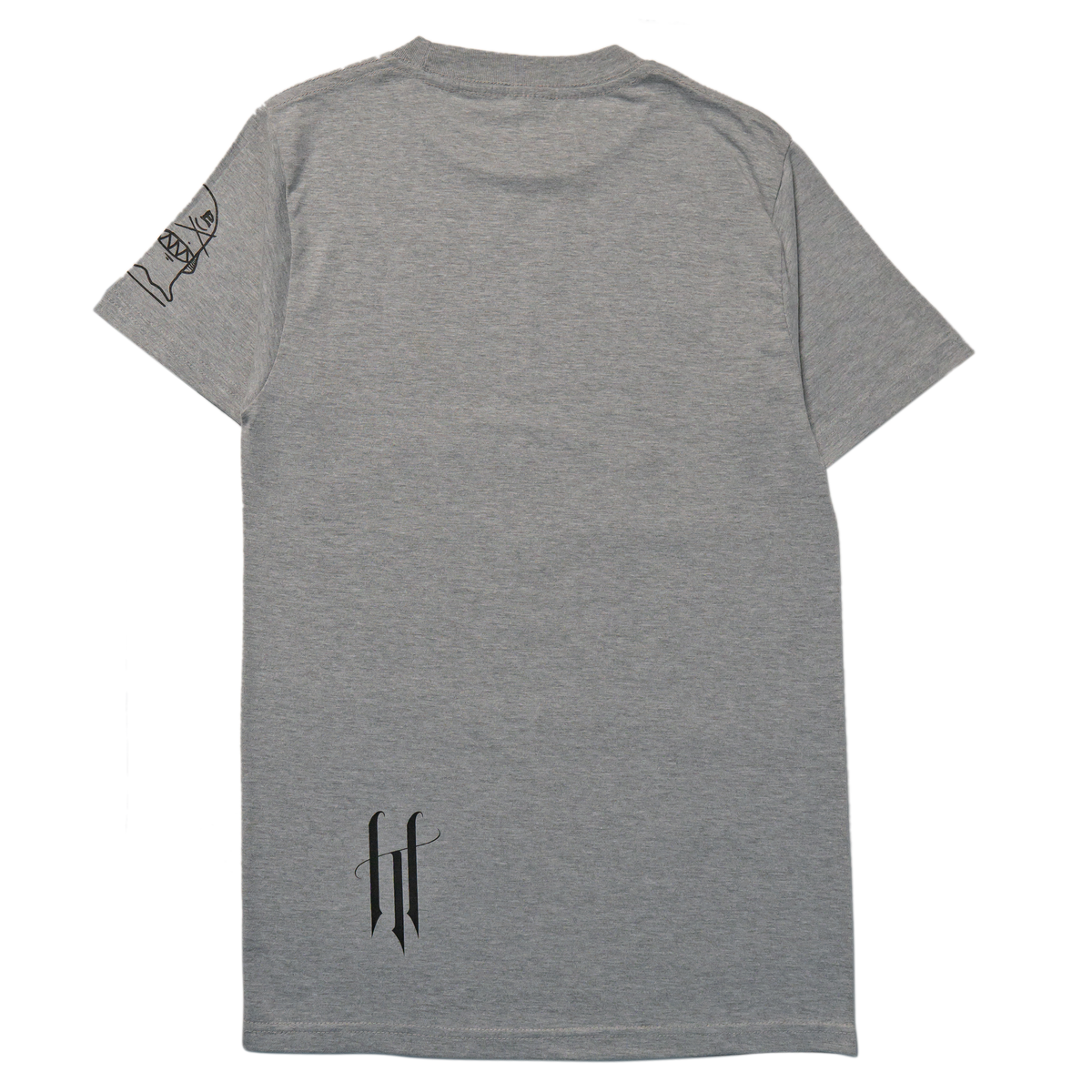 Subliminal T-Shirt (Heather Grey) — back view