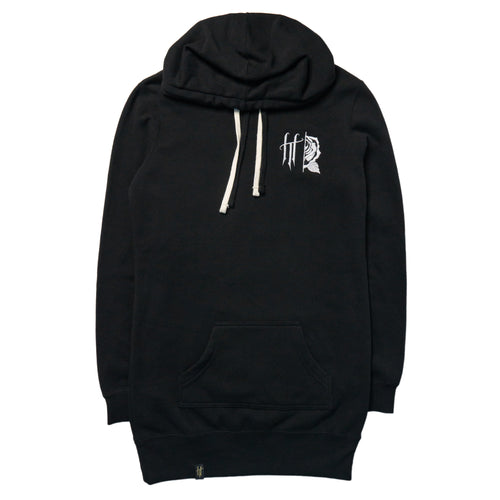 Horrific Thoughts Hooded Pullover Dress (Black) - Horrific Thoughts