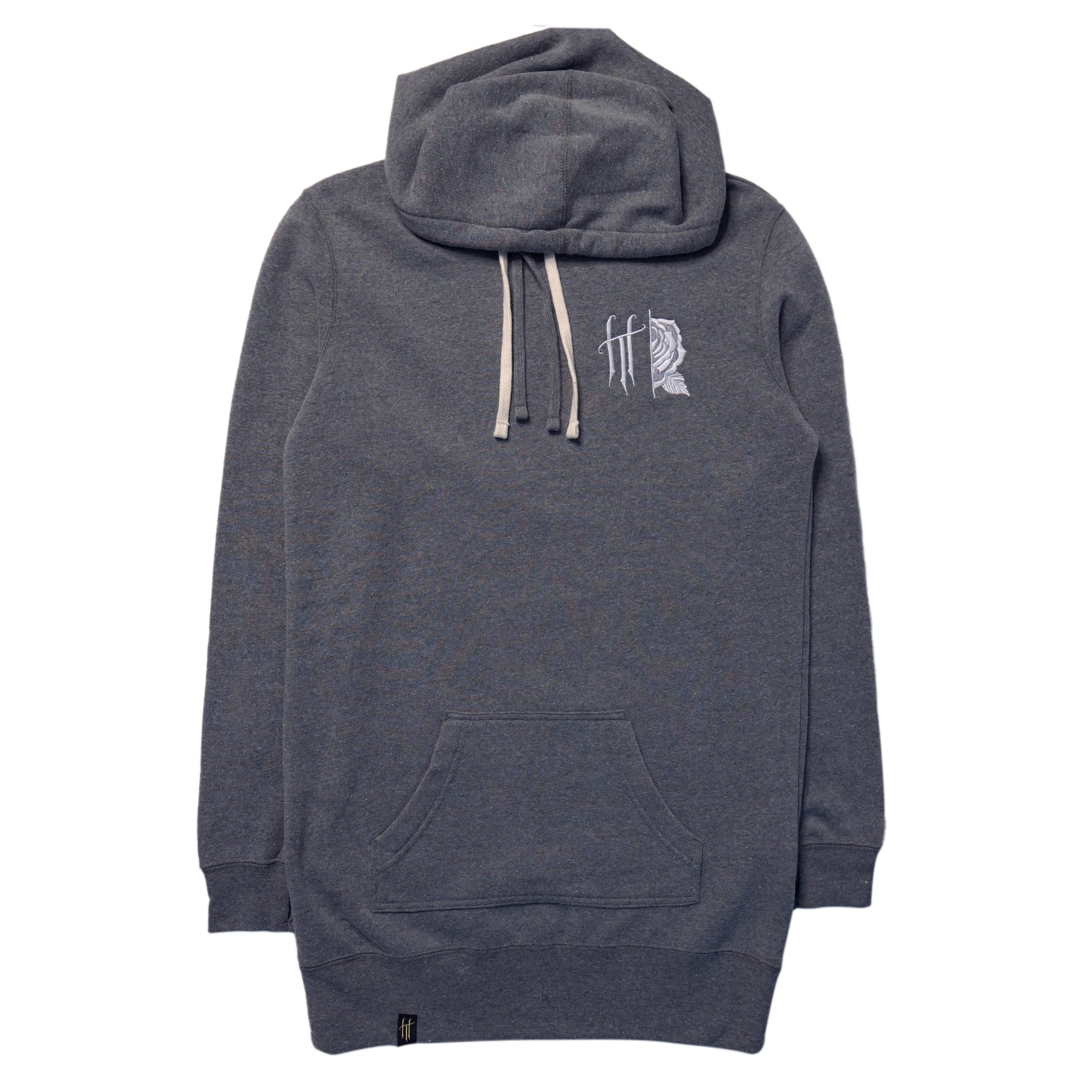 Horrific Thoughts Hooded Pullover Dress (Heather Grey)