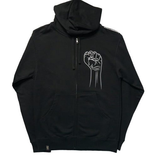 B L M  Zip Hoodie - Horrific Thoughts