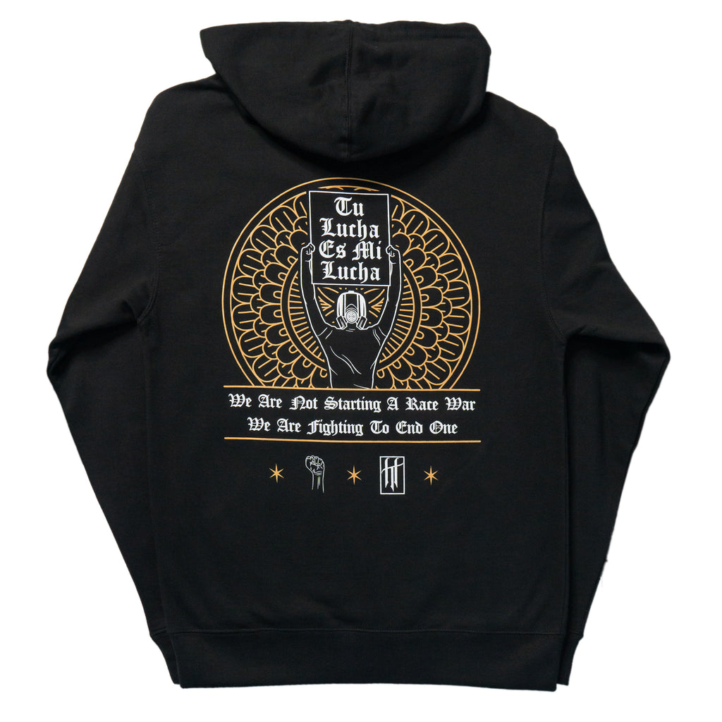 B L M  Zip Hoodie - Horrific Thoughts