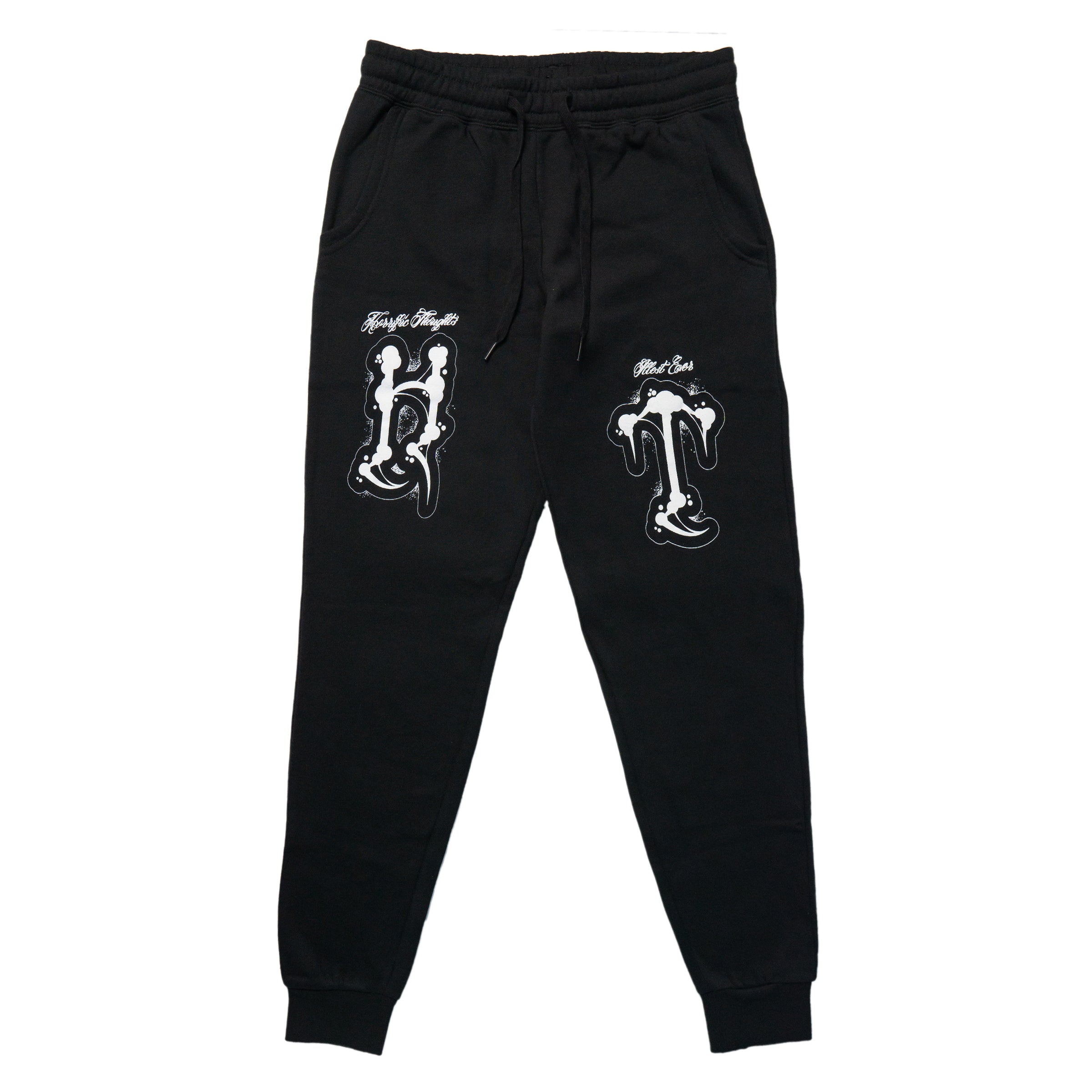 Horrific Thoughts Ladies Joggers (Black) - Horrific Thoughts