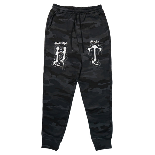 Horrific Thoughts Midweight Joggers (Black Camo)