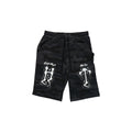 Horrific Thoughts Midweight Jogger Shorts (Black Camo) - Horrific Thoughts