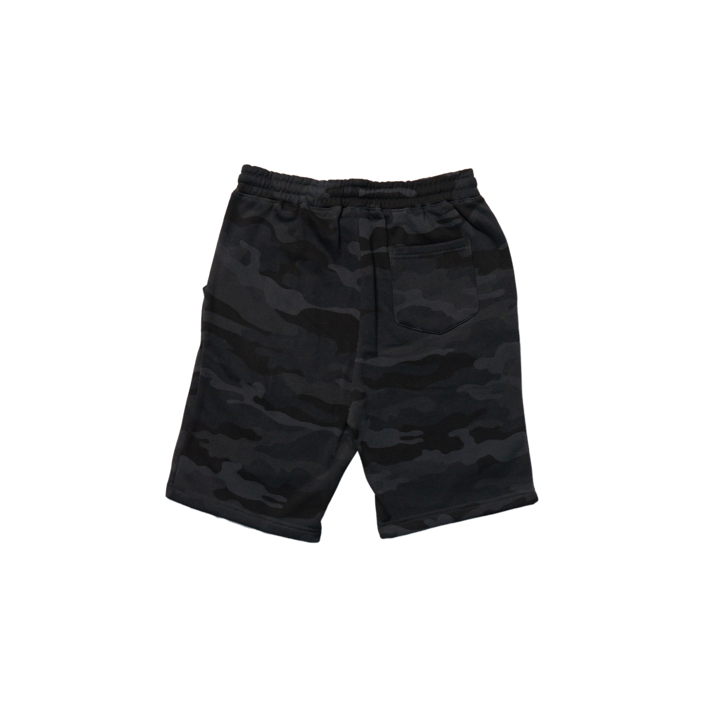 Horrific Thoughts Midweight Jogger Shorts (Black Camo) - Horrific Thoughts