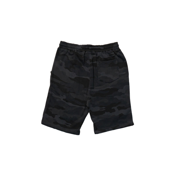 Horrific Thoughts Midweight Jogger Shorts (Black Camo)