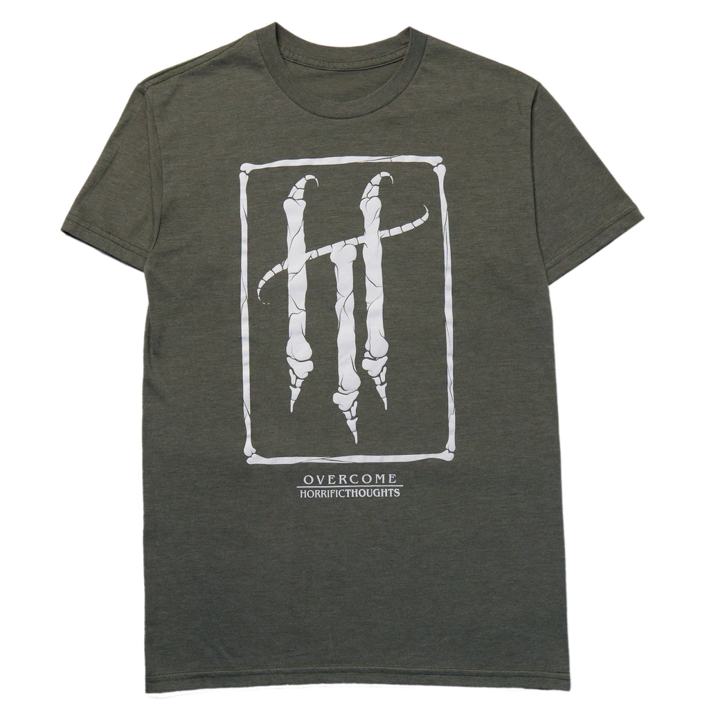 HT Core Tee (Olive Heather) - Horrific Thoughts