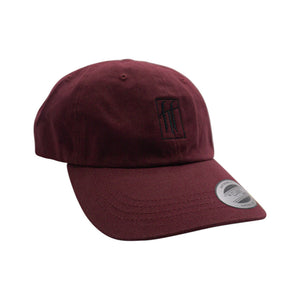 Horrific Thoughts Logo Dad Hat (Maroon)