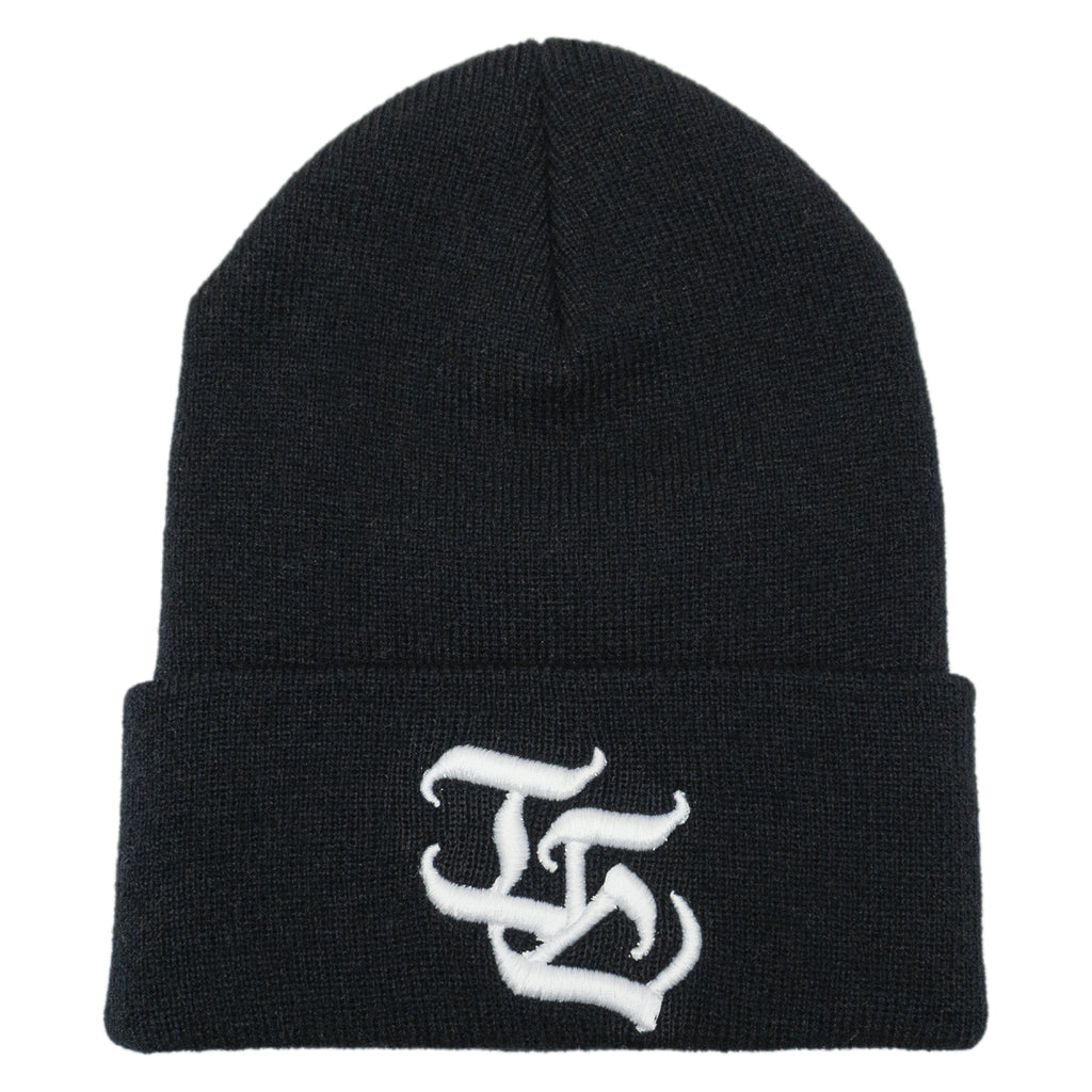I.E. Embroidered Beanie (Black) - Horrific Thoughts