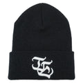 I.E. Embroidered Beanie (Black) - Horrific Thoughts
