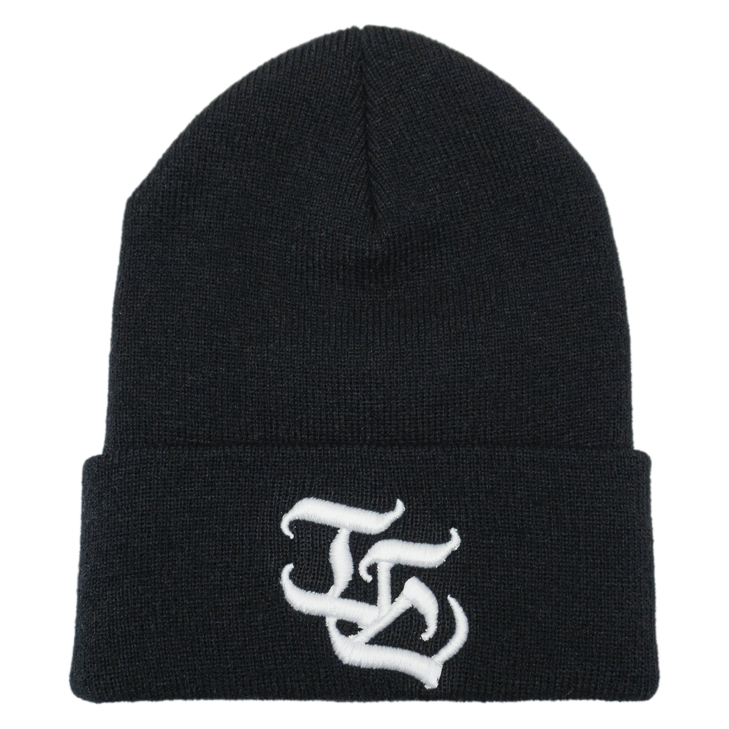 I.E. Embroidered Beanie (Black) - Horrific Thoughts