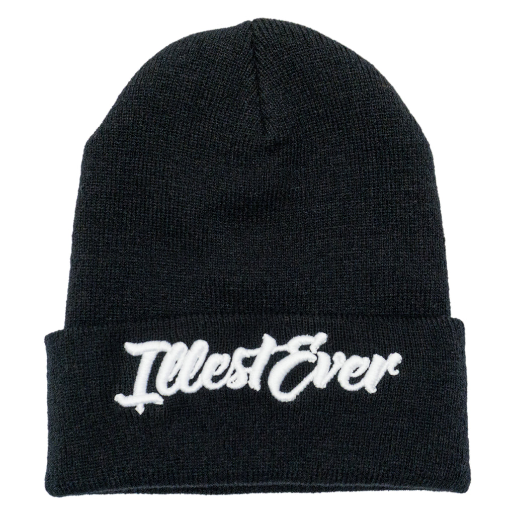 Illest Ever Embroidered Beanie (Black) - Horrific Thoughts